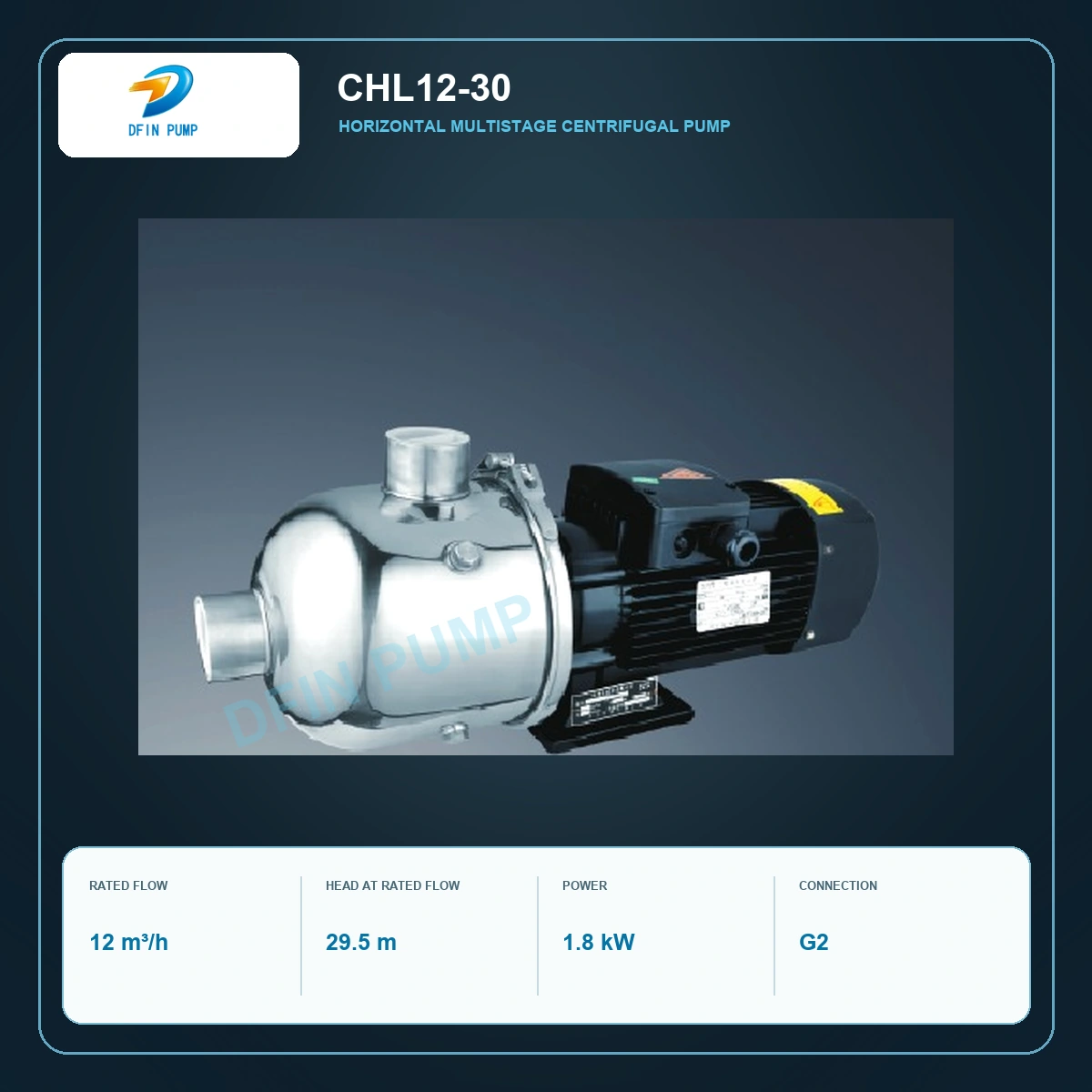 CHL12-30 Horizontal Stainless-Steel Multistage Centrifugal Pump