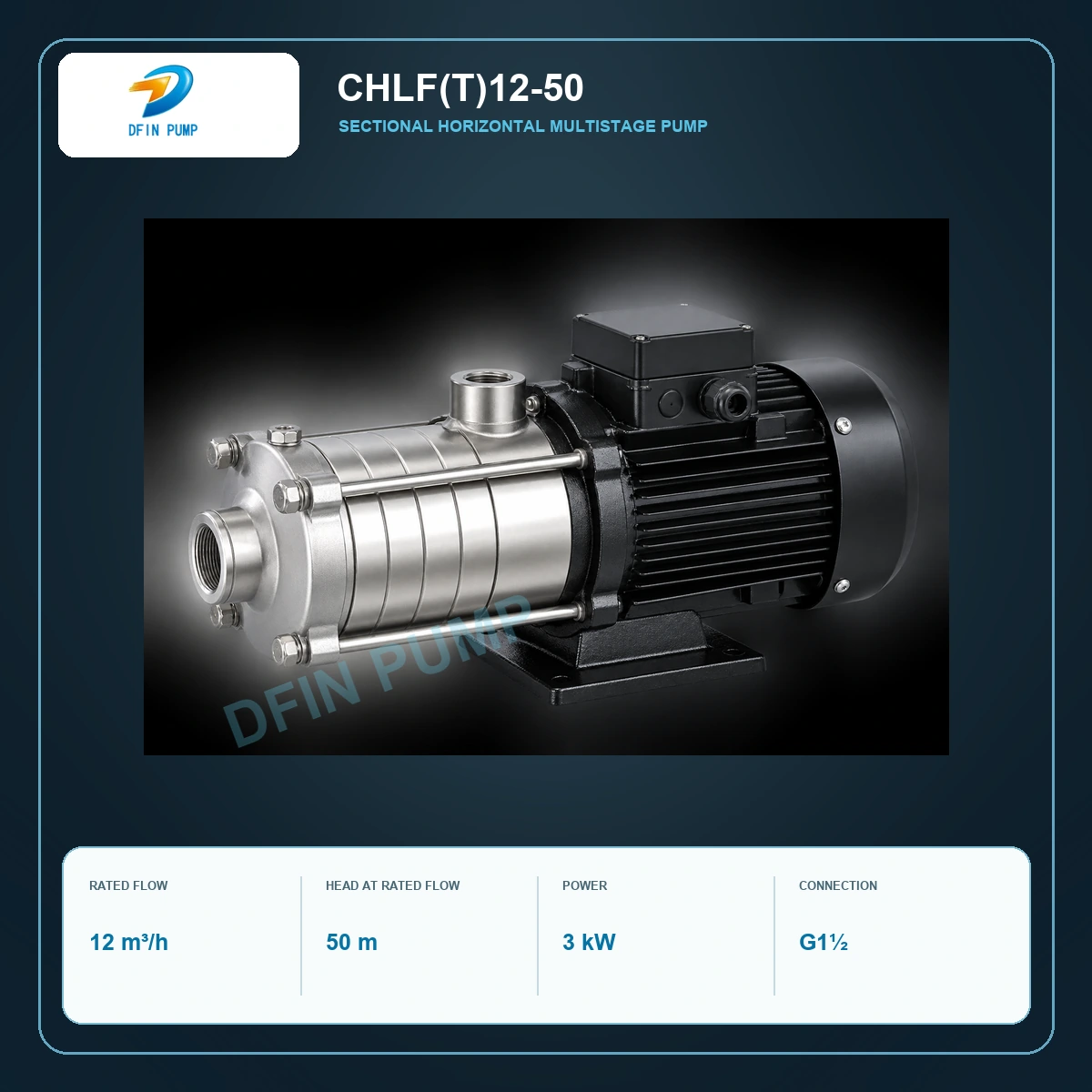 CHLF(T)12-50 Sectional Horizontal Multistage Centrifugal Pump