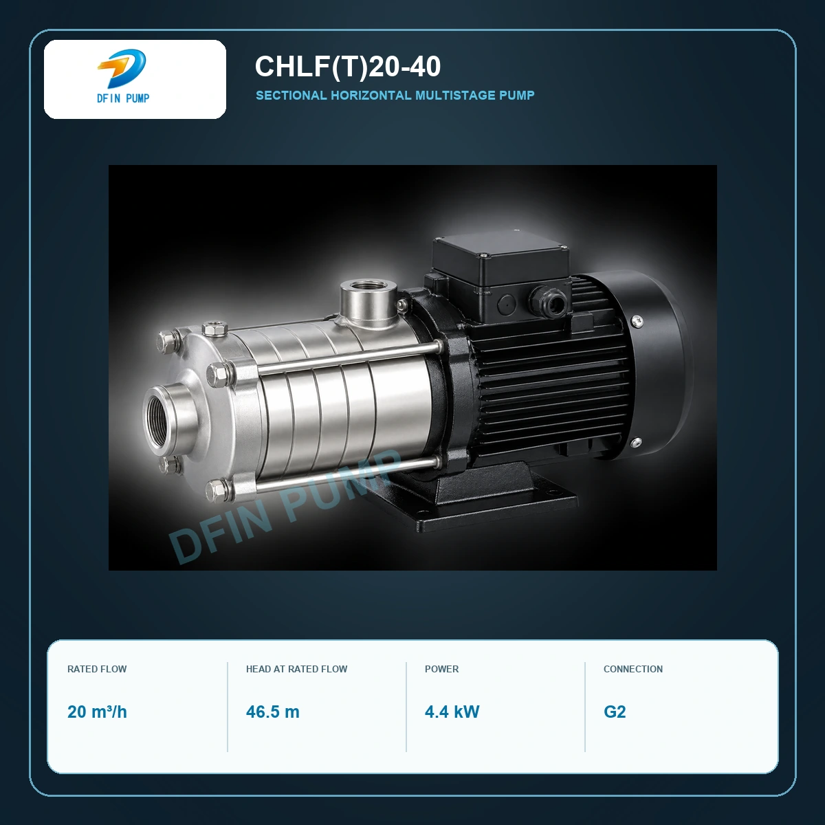 CHLF(T)20-40 Sectional Horizontal Multistage Centrifugal Pump