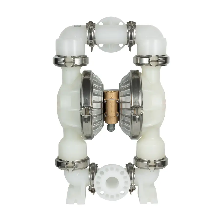Portable WILDEN P1 Clamp Type Plastic Air Operated Diaphragm Pump