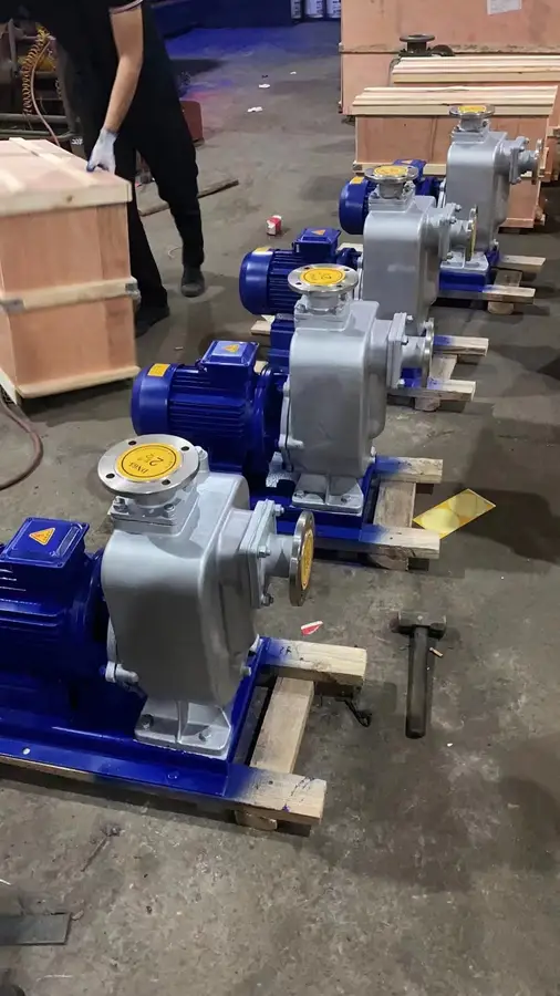 ZW self-priming sewage pump