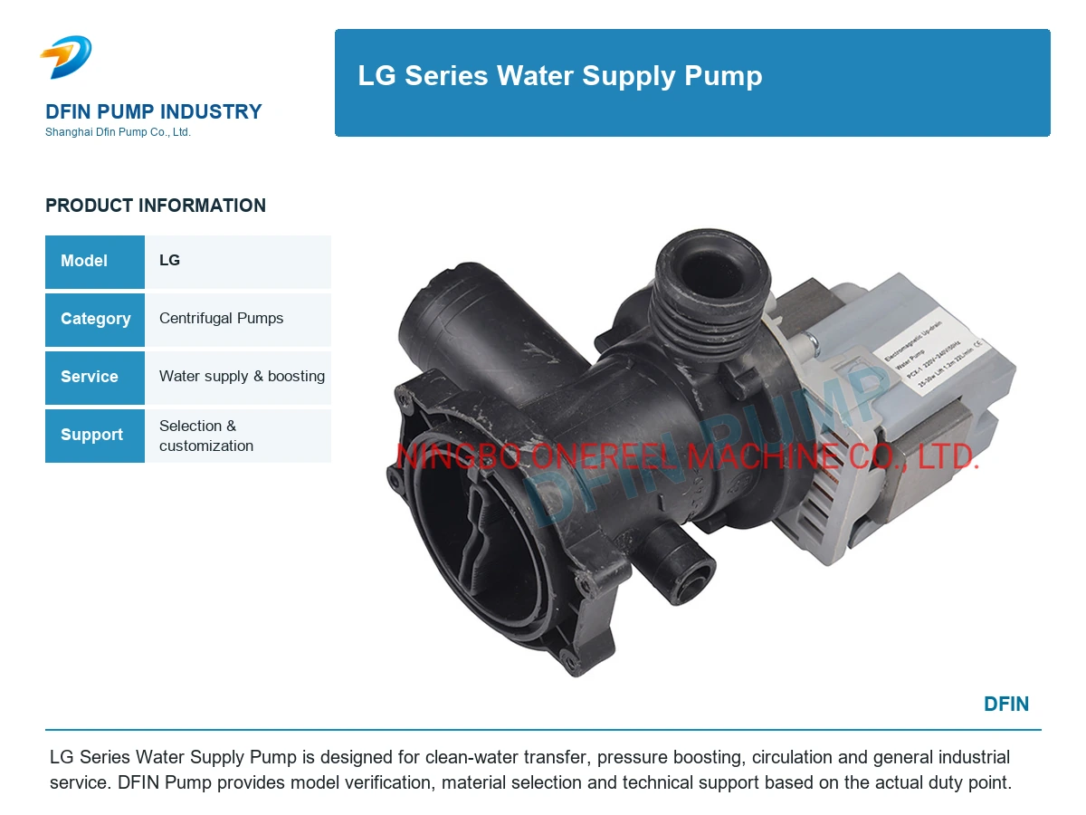 LG Series Water Supply Pump