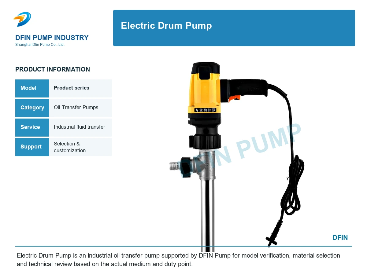 Electric Drum Pump