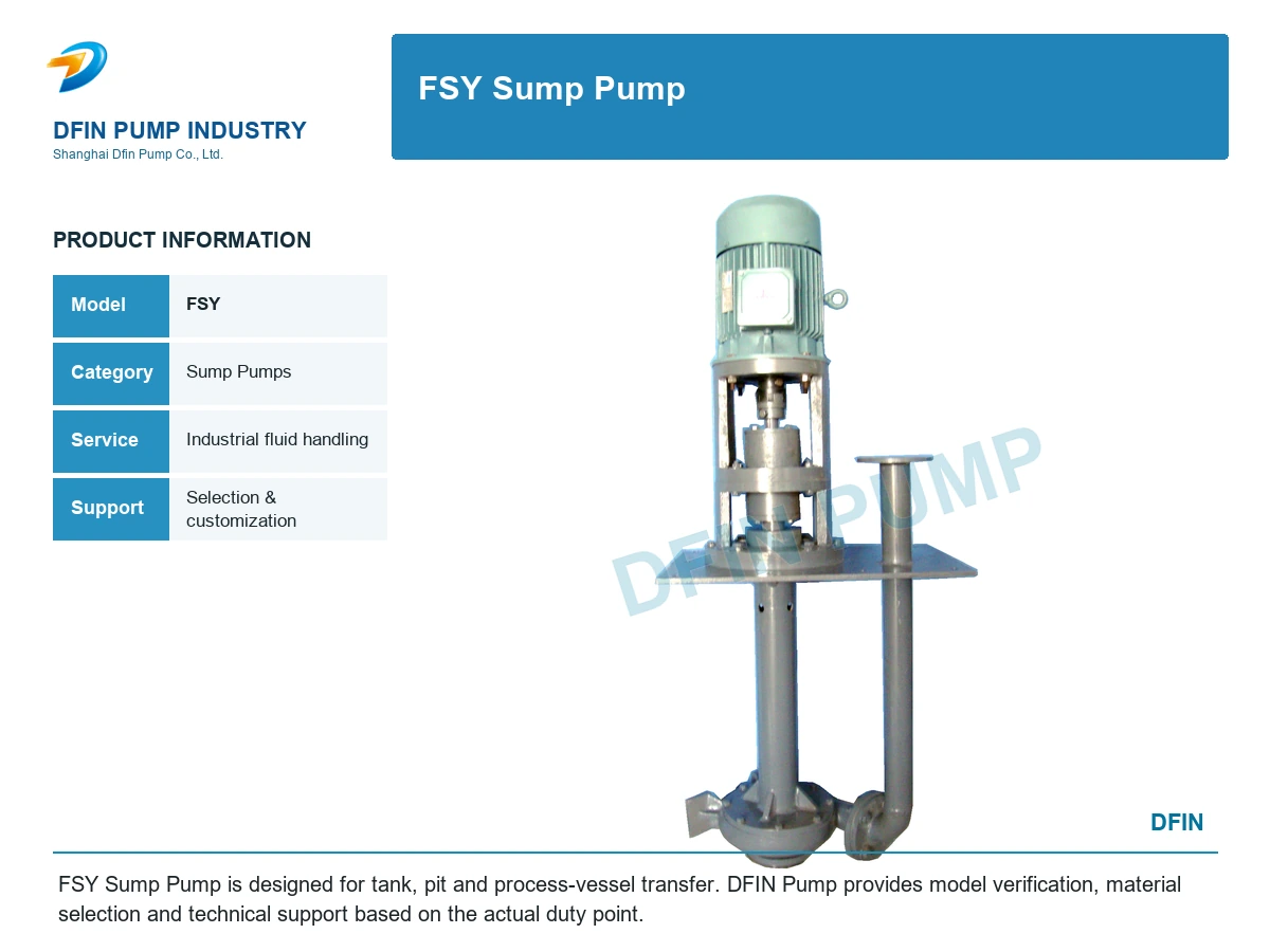 FSY Sump Pump