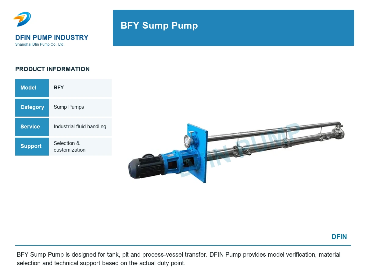 BFY Sump Pump