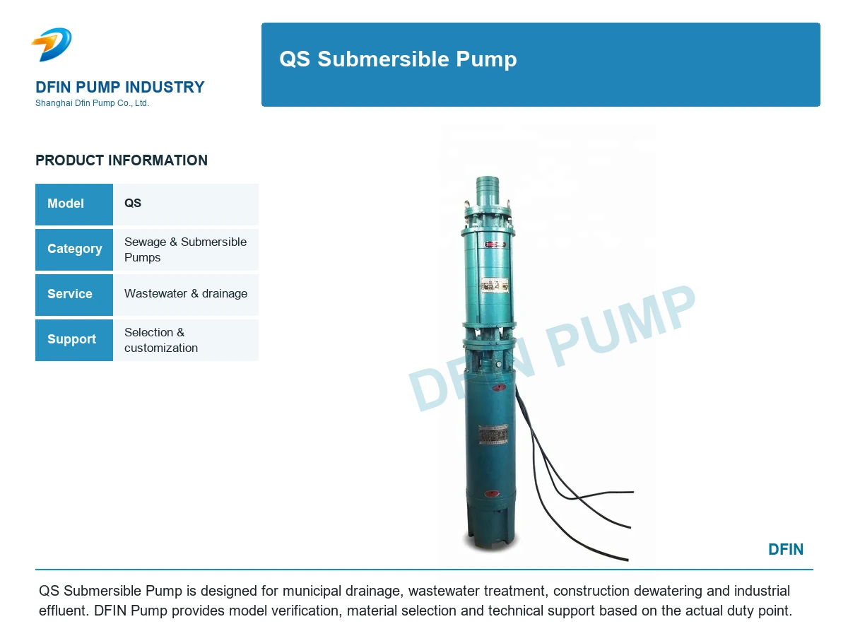 QS Submersible Pump