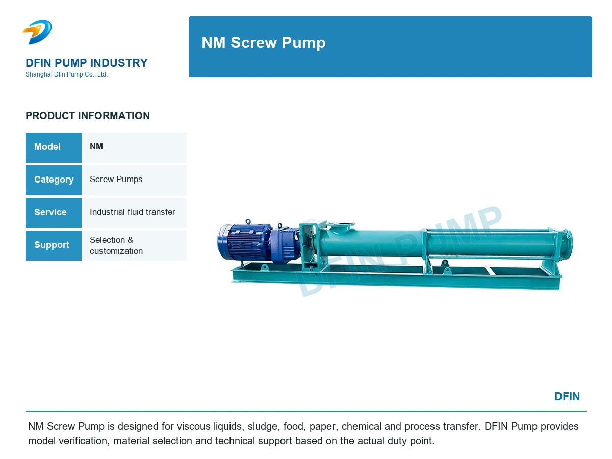 NM Screw Pump