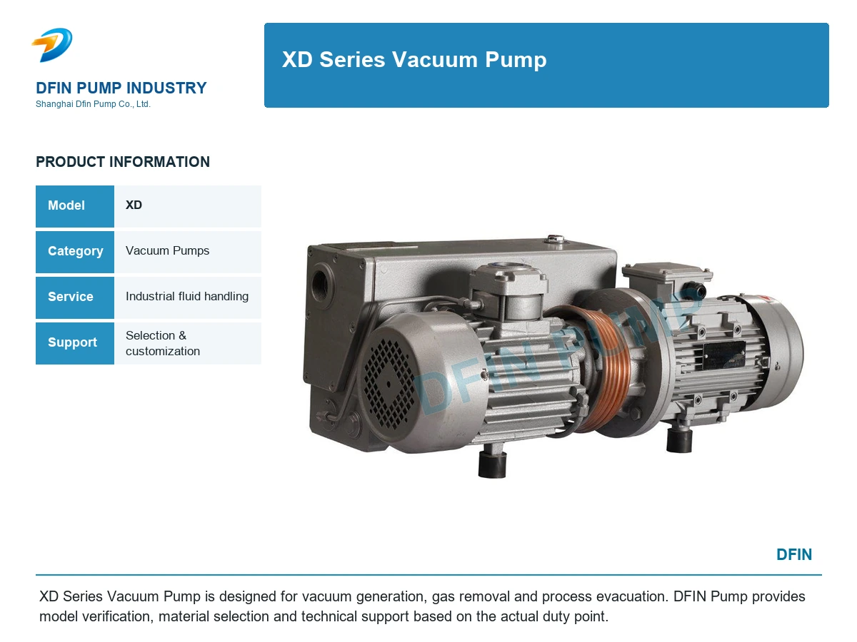XD Series Vacuum Pump