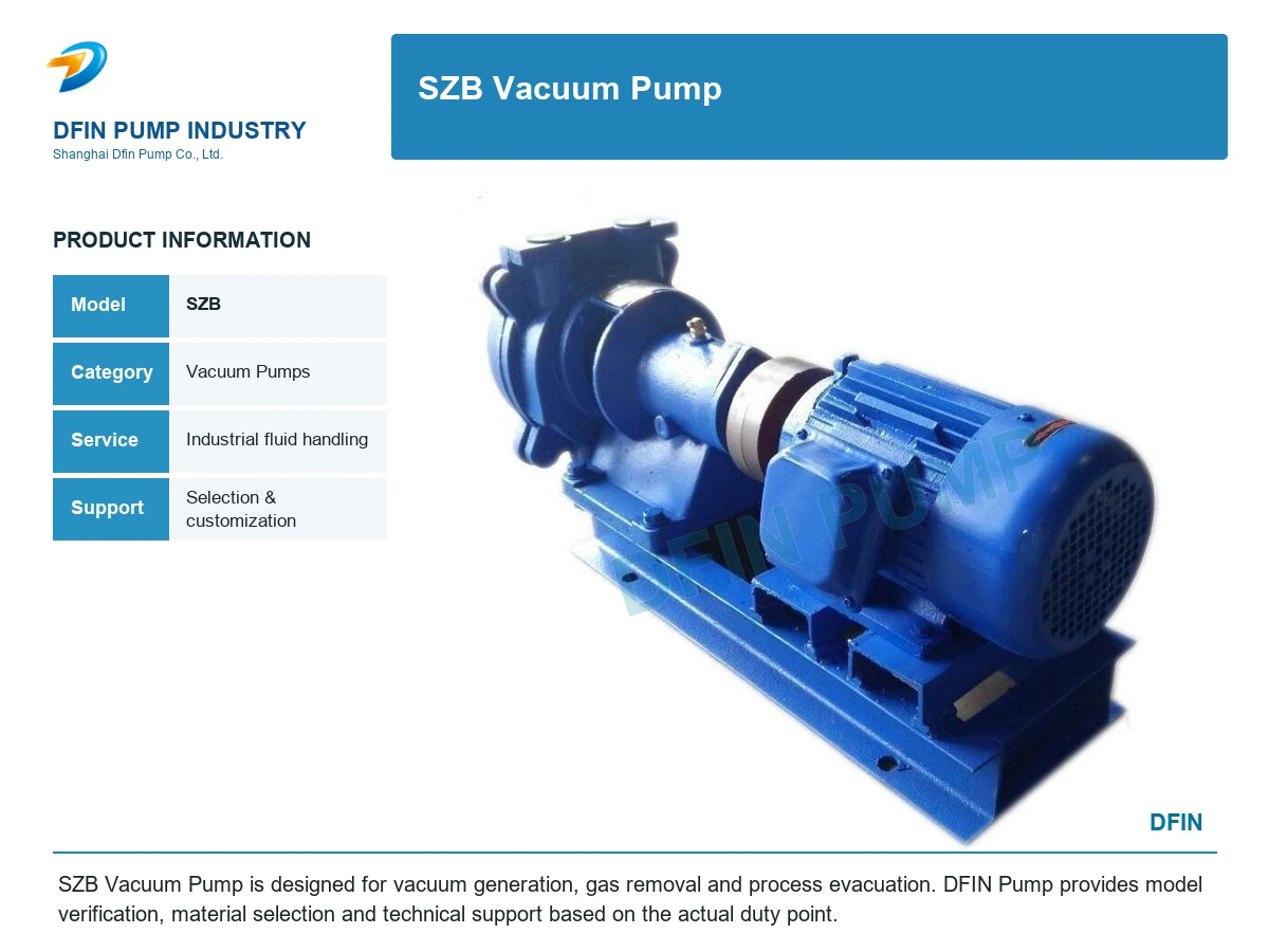 SZB Vacuum Pump