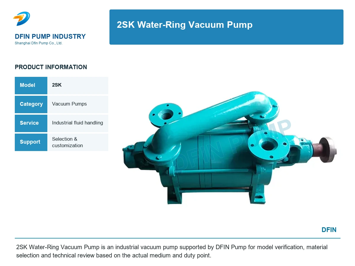 2SK Water-Ring Vacuum Pump